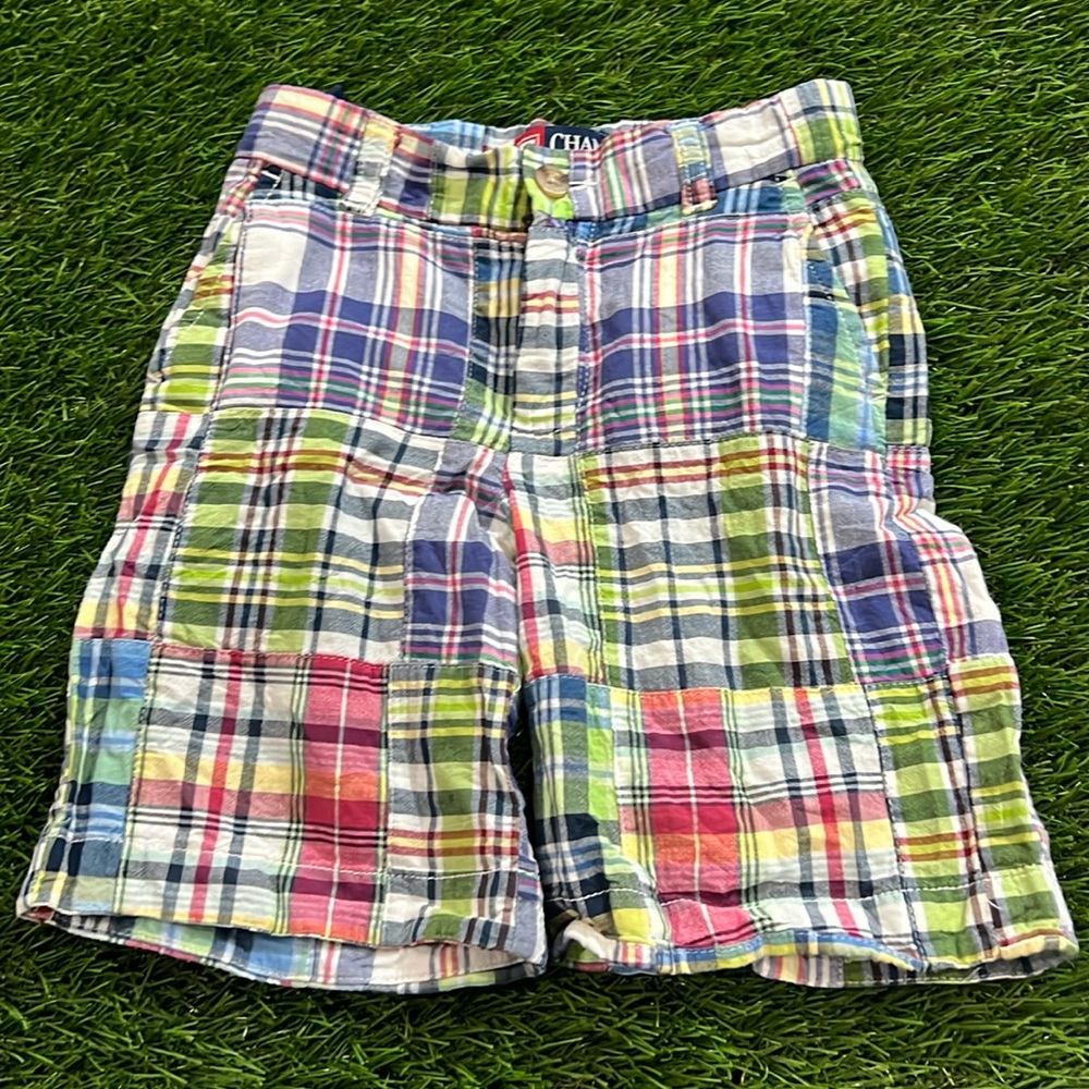Chaps Boys Plaid Shorts with Adjustable Waist